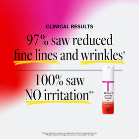 Derma E peptides and niacinamide label close-up highlights skin-firming ingredients.