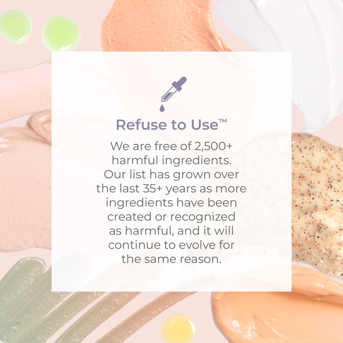 Natural ingredients banner for Derma E Pure Biome Balancing Cream