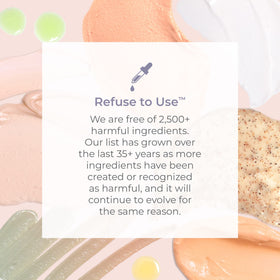 Natural ingredients banner for Derma E Pure Biome Balancing Cream