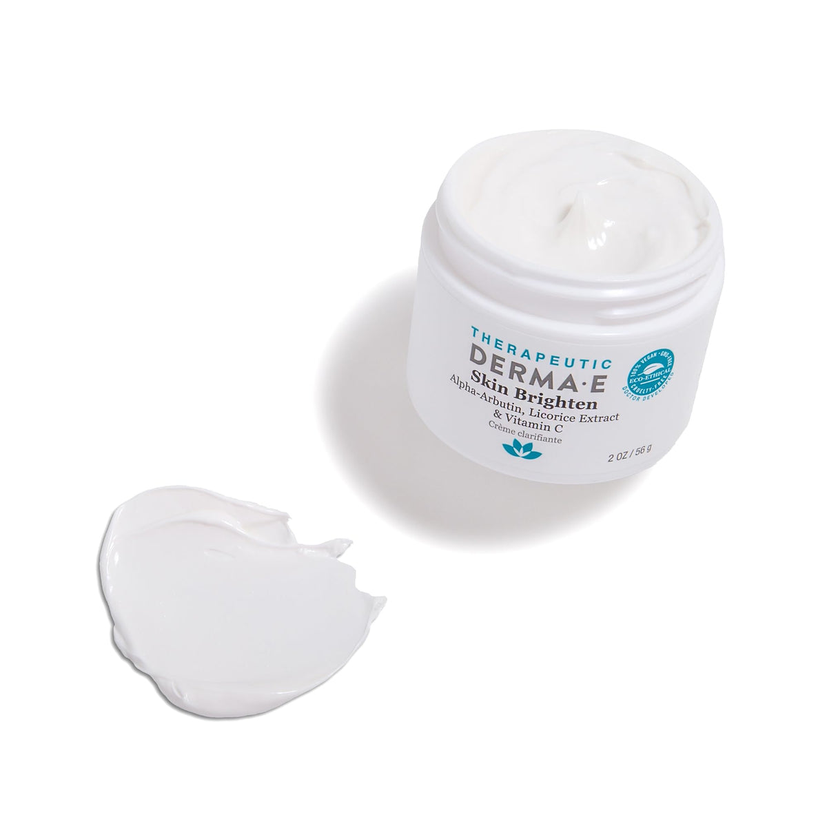 Derma E texture swatch reveals creamy, smooth application.