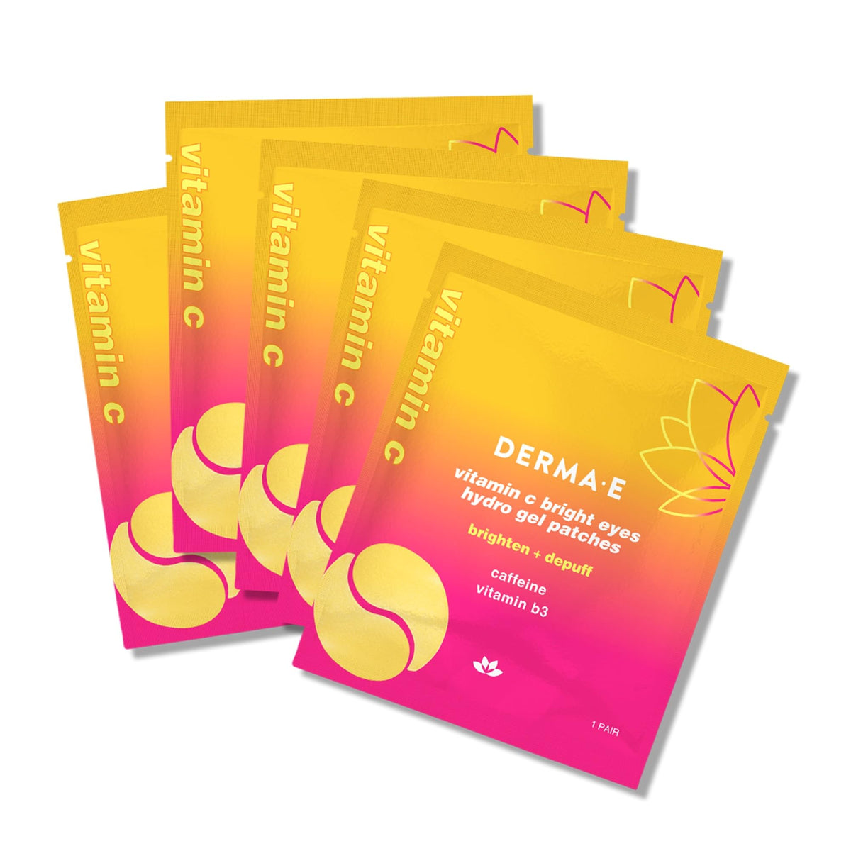 Derma E Vitamin C Bright Eyes patches hydrate and refresh under-eye skin.