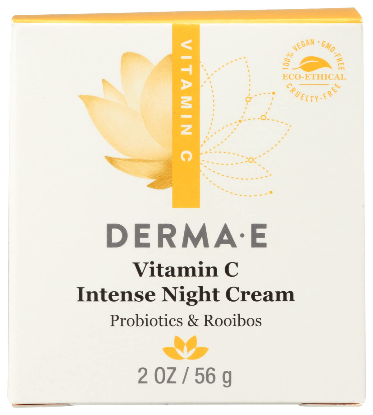 Derma E Vitamin C Intense Night Cream jar closeup showing brightening formula