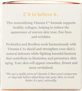 Derma E Vitamin C Intense Night Cream packaging front highlights vegan parabens-free formula