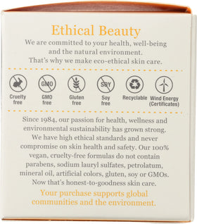Derma E Vitamin C Intense Night Cream texture swatch demonstrates silky absorption