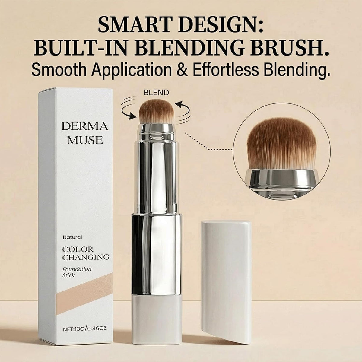 DERMA MUSE Tryskintle dewy finish with lightweight formula on skin