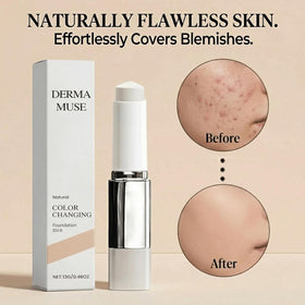 Tryskintle foundation stick close-up showing smooth coverage