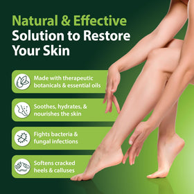 Derma-Nu foot oil ingredients including tea tree and peppermint for balance