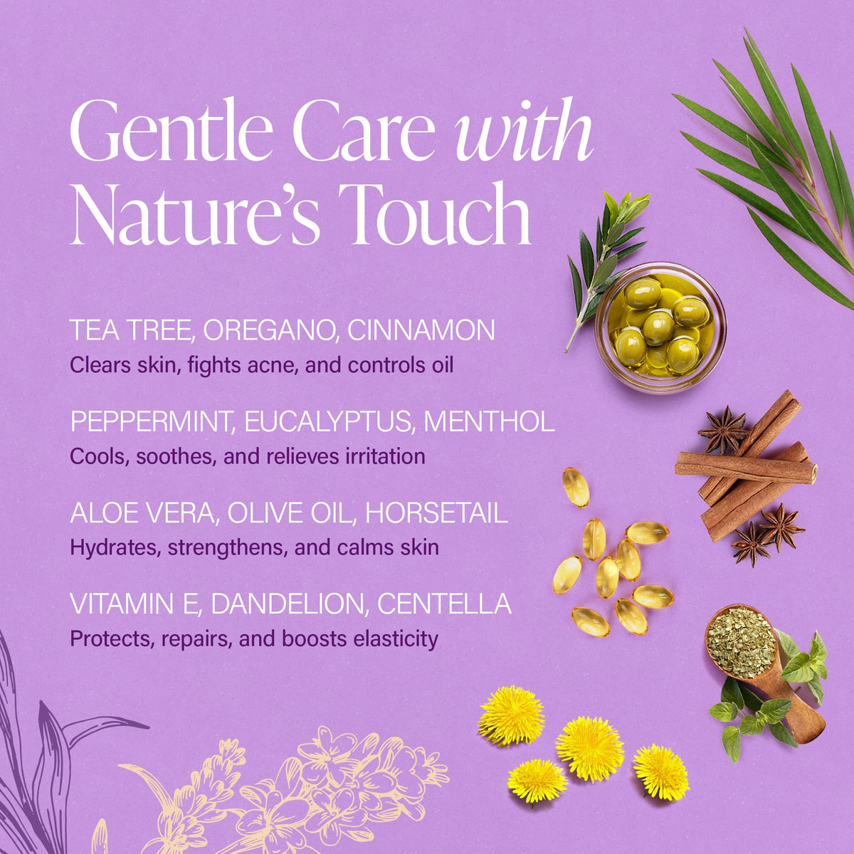 Derma-Nu Tea Tree Lather delivers creamy, luxurious shower foam