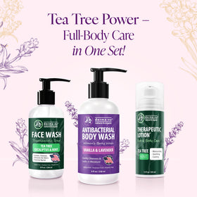 Derma-Nu Tea Tree Spa scent enhances your shower routine