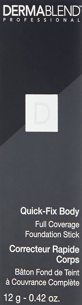 Dermablend Body contouring application shows buildable coverage on the body.