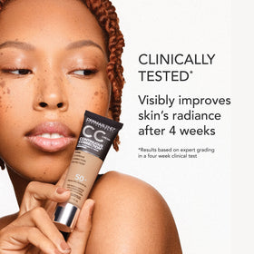 Dermablend bottle displays broad spectrum SPF 50+.