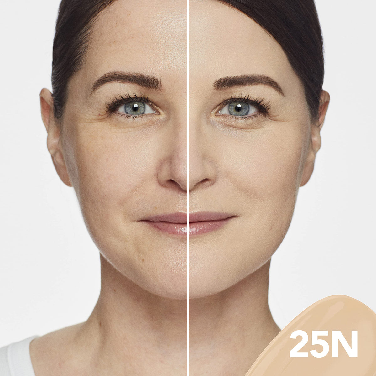 Dermablend Continuous Correction CC Cream swatches showing color correction.