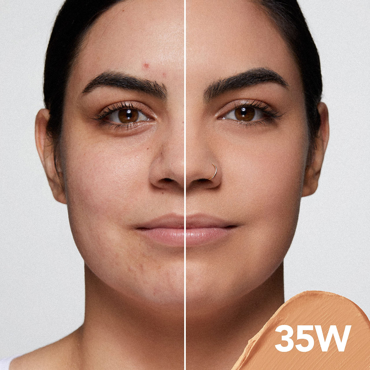 Dermablend Cover Creme applied to skin showing even tone and hydration