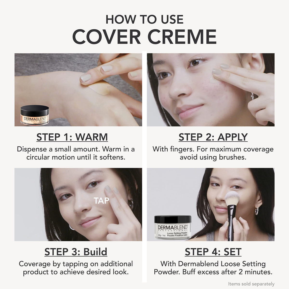 Creamy texture close-up showing smooth application without cakiness