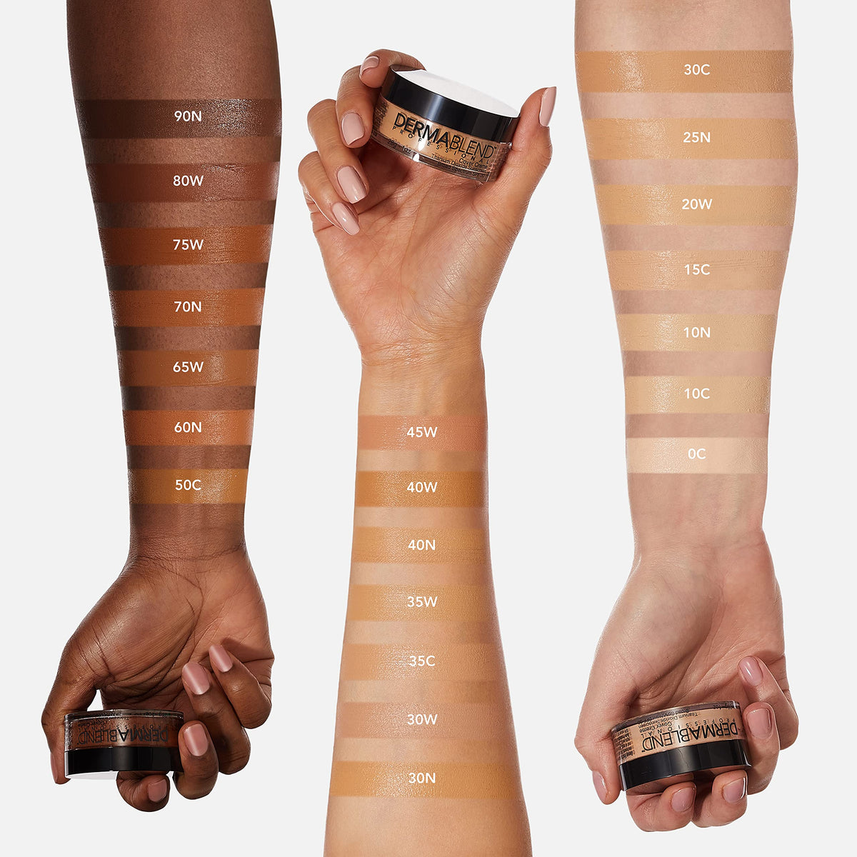 Dermablend Cover Creme jar close-up highlighting rich texture.