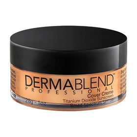 Dermablend Cover Creme SPF 30 bottle shown with a natural finish