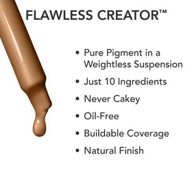 Dermablend Flawless Creator shade 25N swatches reveal neutral undertone.