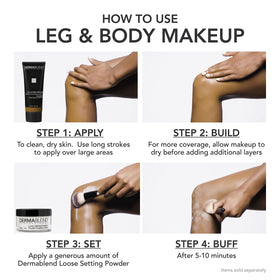 Dermablend packaging showcases SPF 25 and dermatologist-tested credentials.