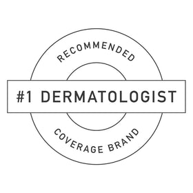 Dermablend Setting Powder application reveals transfer-resistant finish.
