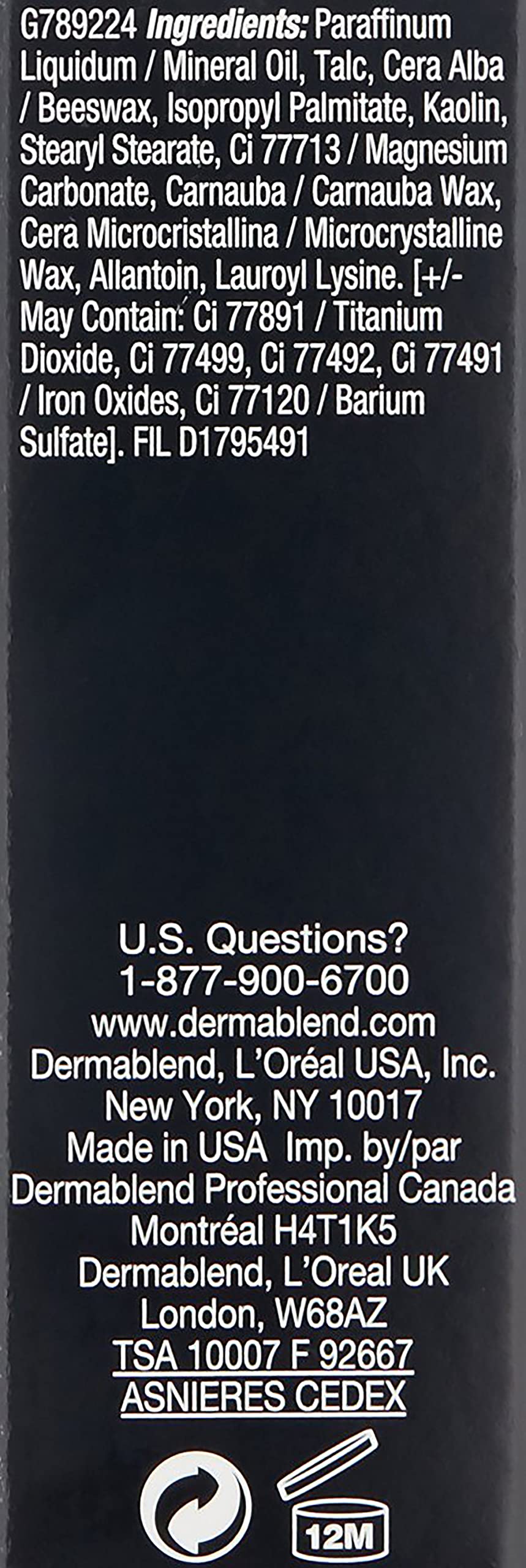 Dermablend Skin barrier testing demonstrates suitability for sensitive skin.