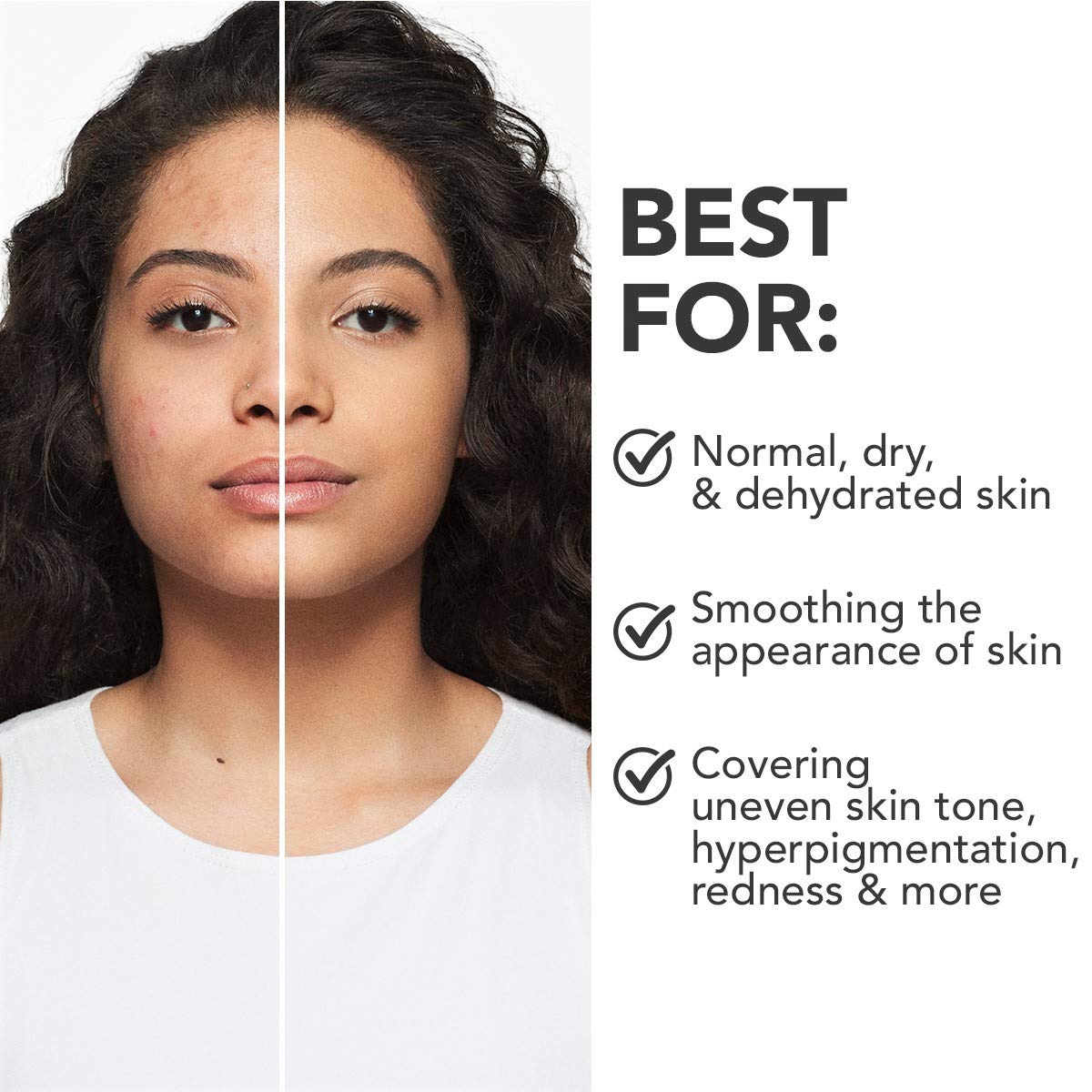 Packaging of Dermablend Smooth Liquid Foundation emphasizes cruelty-free, fragrance-free formulation.