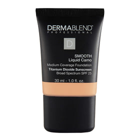 Dermablend Smooth Liquid Foundation SPF 25 bottle showing creamy texture and natural finish