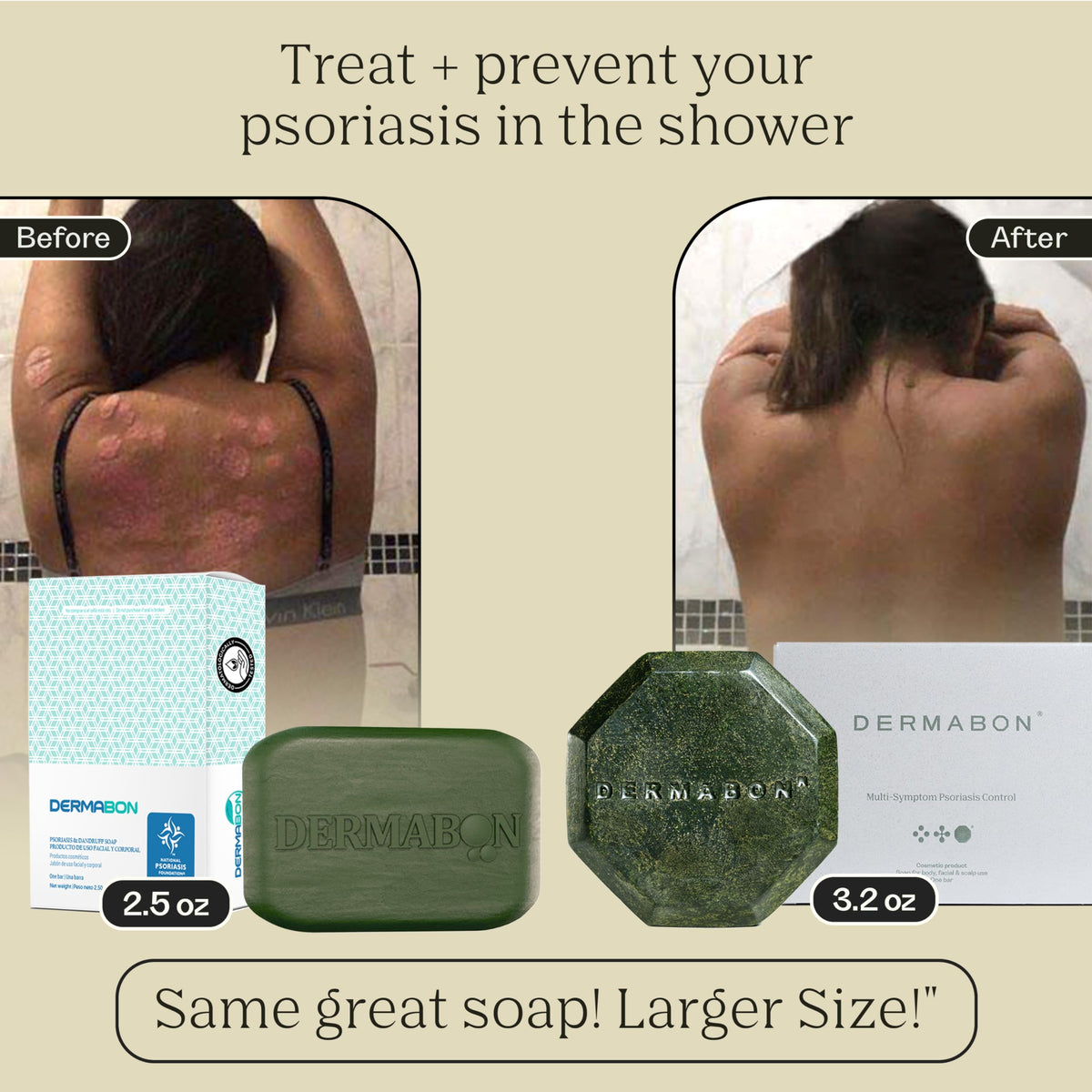 Dermabon radiant skin after wash showing moisturized, comfortable feel.