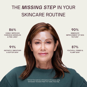 Dermaclara forehead patch safe for all skin types and hypoallergenic.