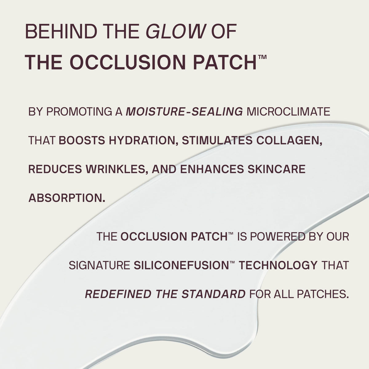 Dermaclara Forehead Patch worn overnight to address fine lines.