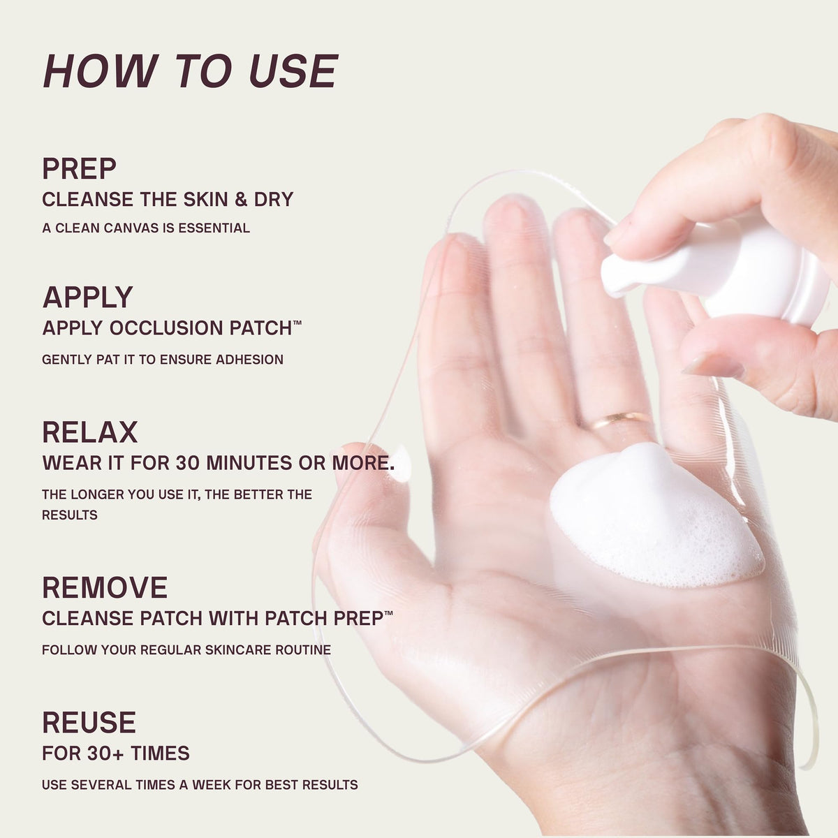 Hypoallergenic medical grade silicone material used in Dermaclara patches.