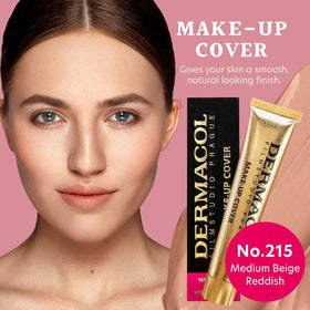 Dermacol under-eye concealing application demonstrating brightened, balanced under-eye area