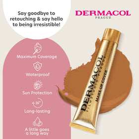 Dermacol waterproof long wear proves vibrant makeup through activities