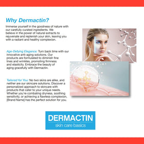 Dermactin 90 Second Fine Line Reducer absorbs rapidly for seamless coverage
