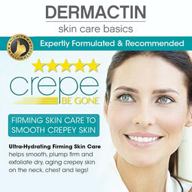 Dermactin Crepe Be Gone dense whipped-cream texture emphasizes rich hydration