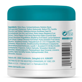 Dermactin Crepe Be Gone texture-application shows whipped cream absorbing easily for dry skin