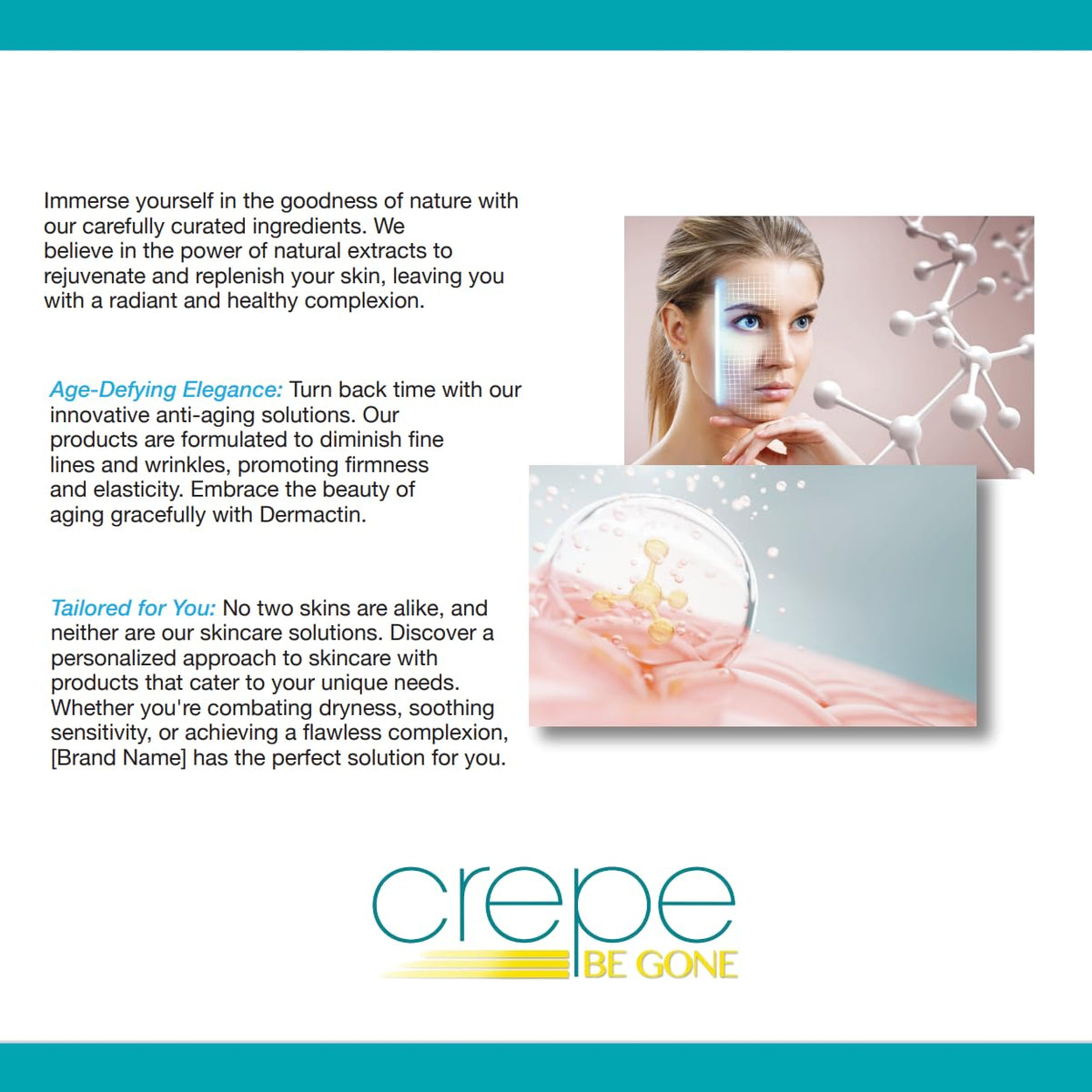 Dermactin Crepe Be Gone USA-made label reassures quality