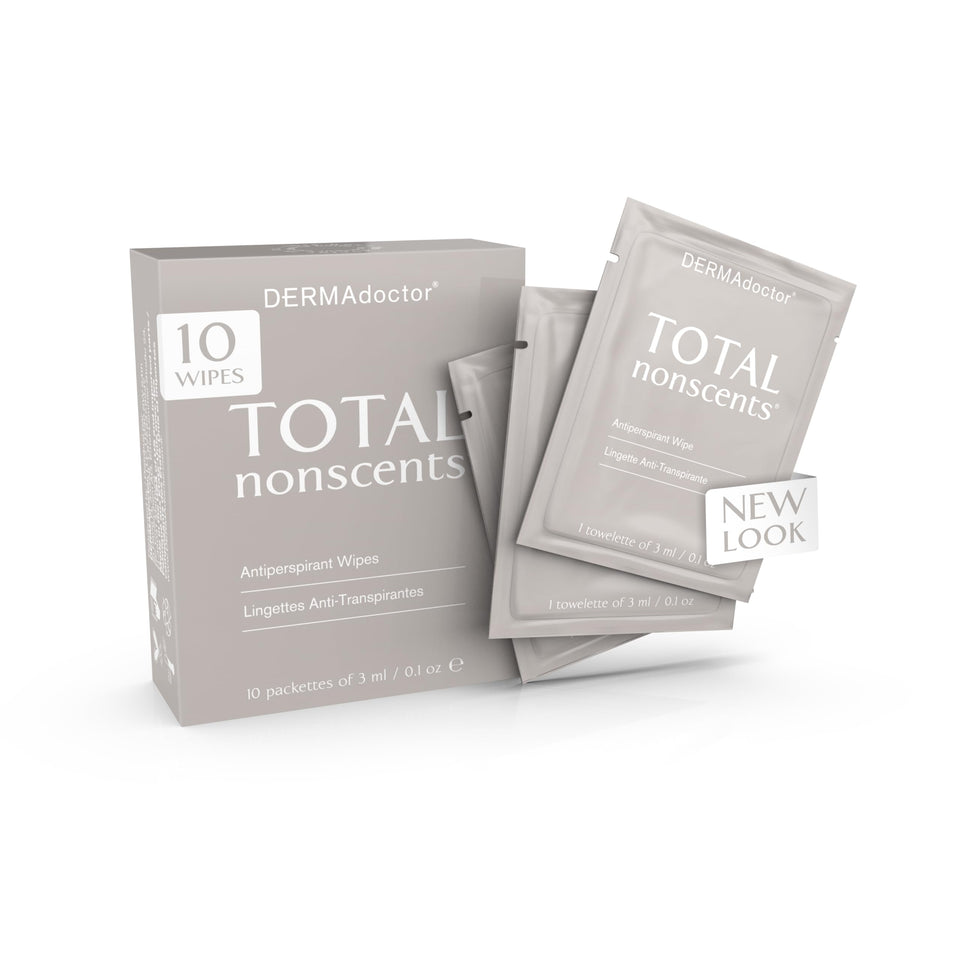 DERMAdoctor deodorant wipes pack ready for quick refreshment and protection
