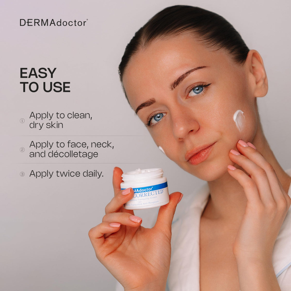 DERMAdoctor Hyaluronic Acid Moisturizer highlights oleano lic acid and squalane for barrier support.