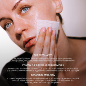 DERMAdoctor Pore Refinement close-up reveals a more even skin tone