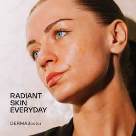 DERMAdoctor Vitamin C Face Wash contains exfoliating acids for smoother texture