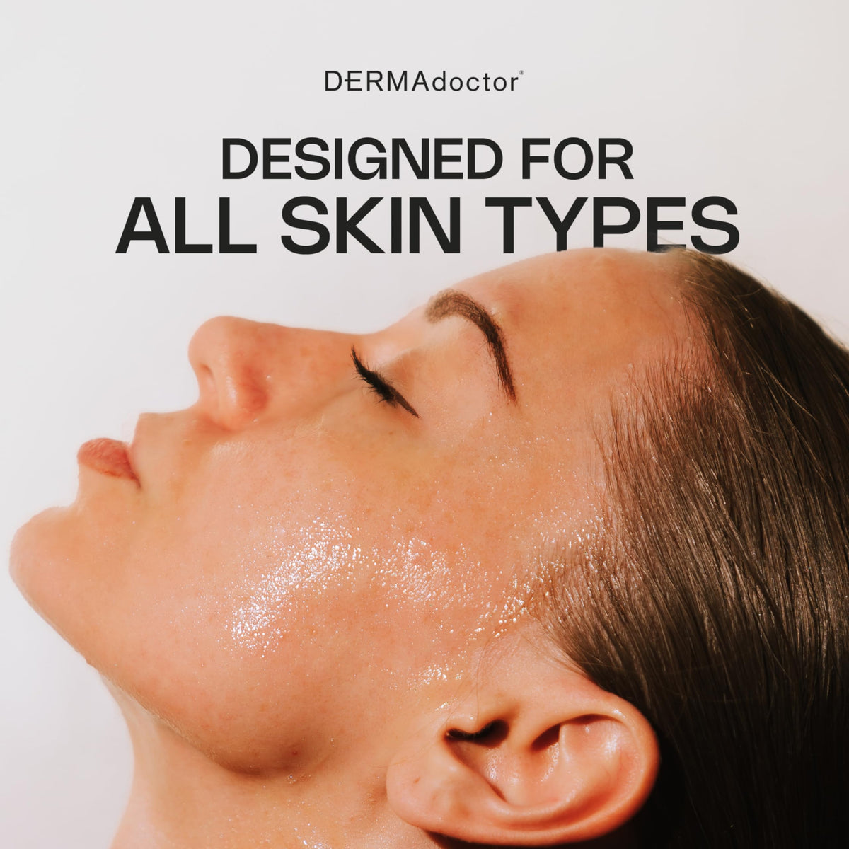 DERMAdoctor Vitamin C Face Wash hypoallergenic formula supports sensitive skin
