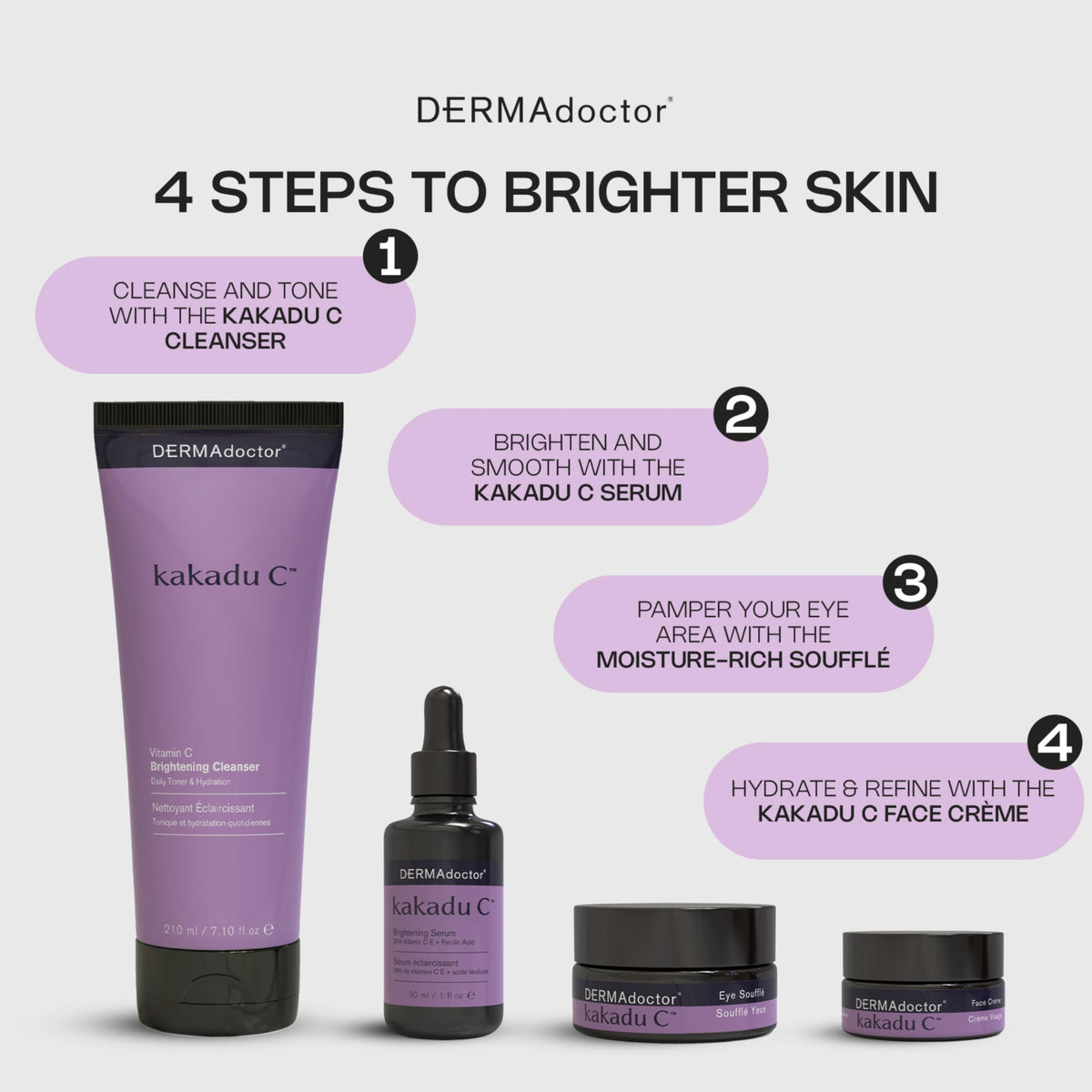 DERMAdoctor Vitamin C Face Wash removes sunscreen and pollutants from skin