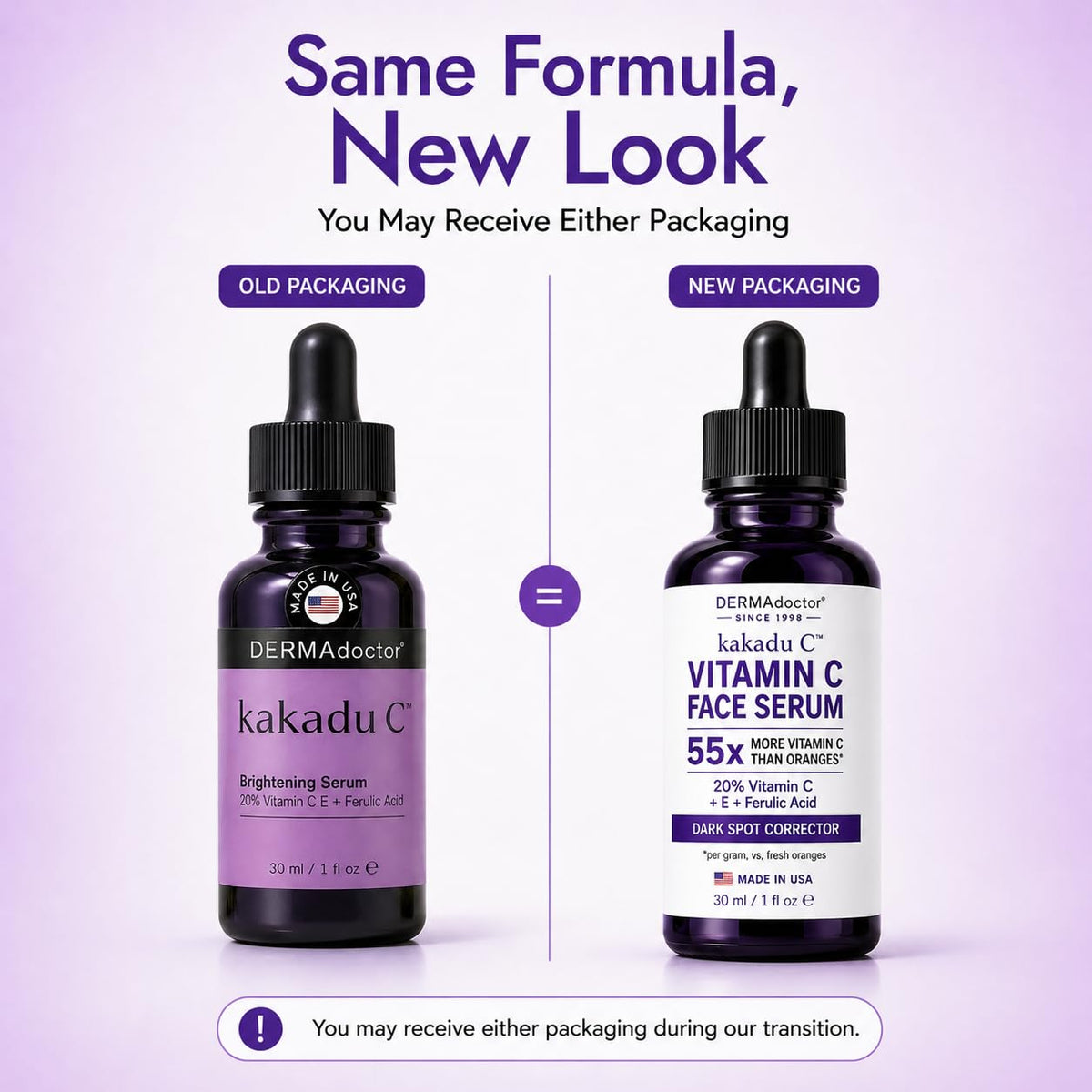 DERMADoctor vitamin c serum supports even tone over time.