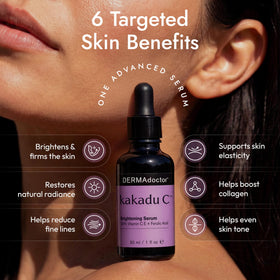 DERMADoctor Kakadu Plum boost adds powerful antioxidants for tone.