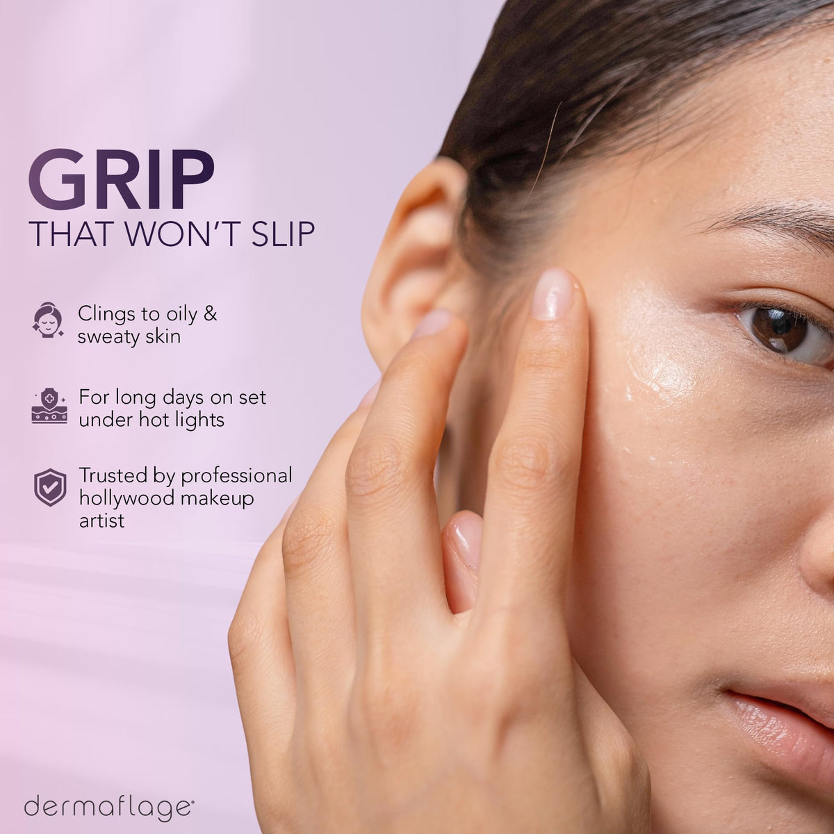 Dermaflage Extended Wear Primer cap closeup shows hygienic seal