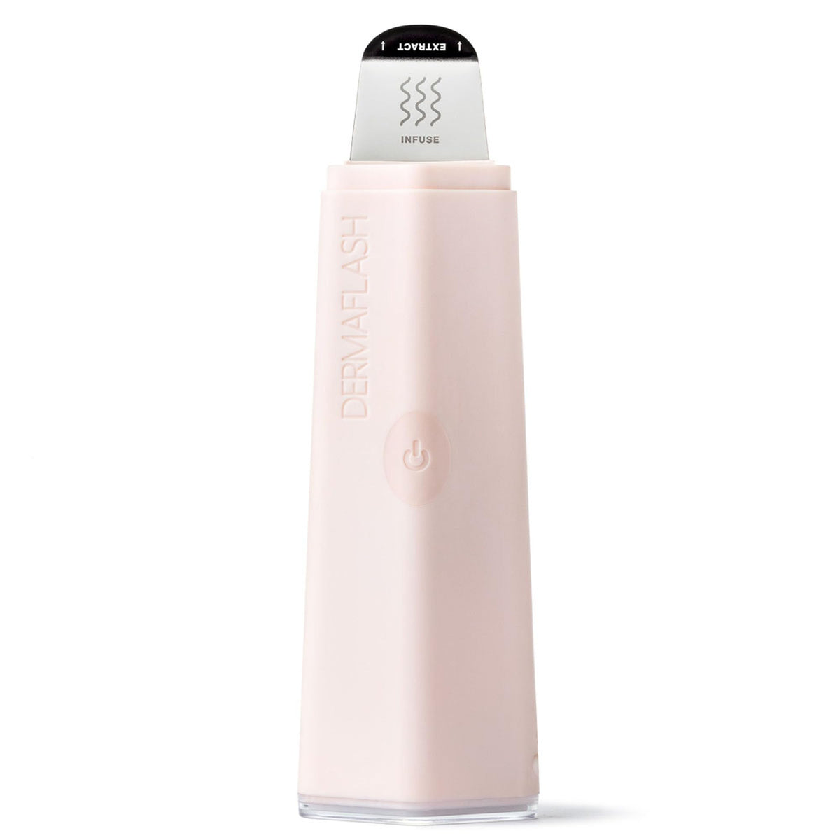 Dermaflash Dermapore+ device shown from the front for gentle at home pore care.