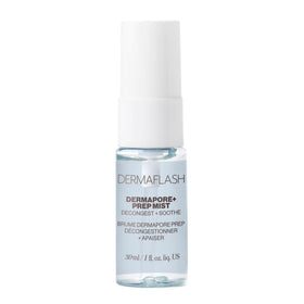 DERMAFLASH DERMAPORE+ Prep Mist bottle ready for gentle skin prep before extractions.