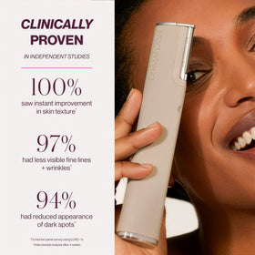 DERMAFLASH LUXE+ blade pack with four single-use Microfine blades