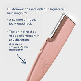 DERMAFLASH rose gold luxe box signals premium gifting and collection.