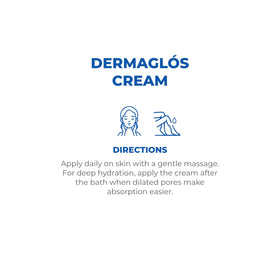 Dermaglós soft skin finish image conveys lasting hydration and comfort.